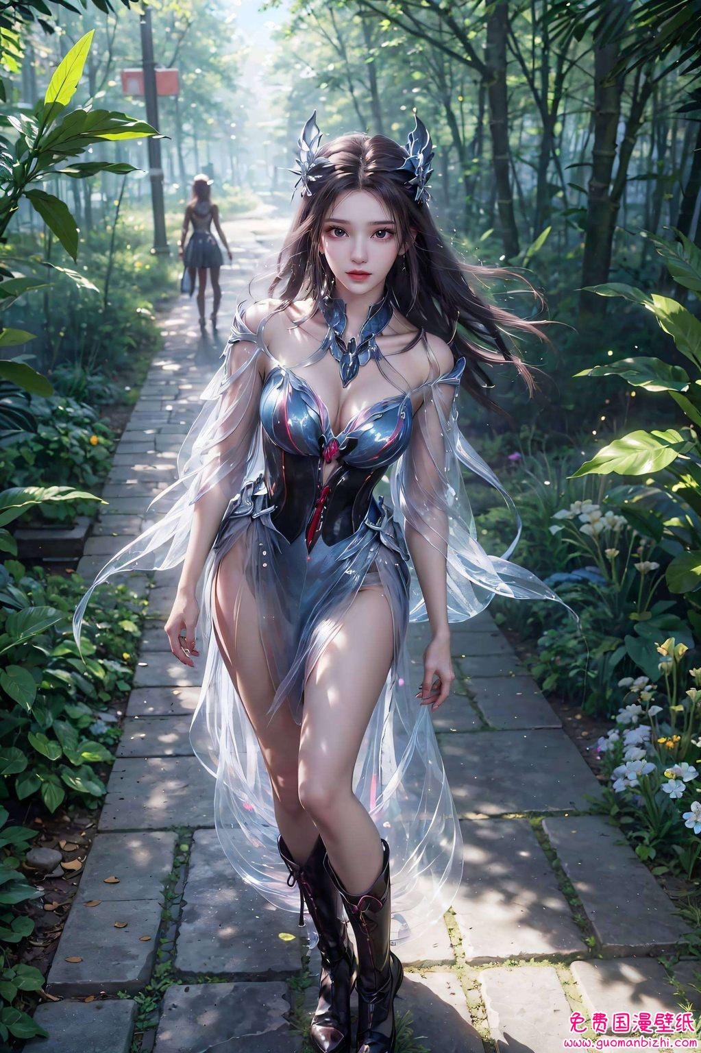 嘿手握长剑