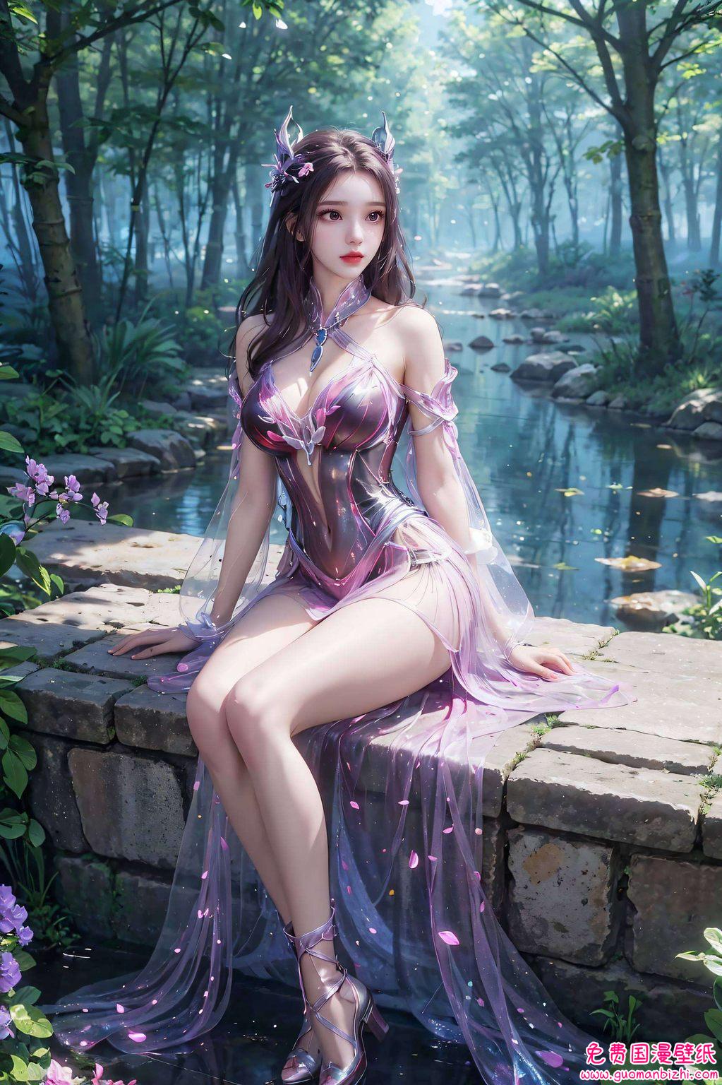 也是国漫美女的代表朱竹清
