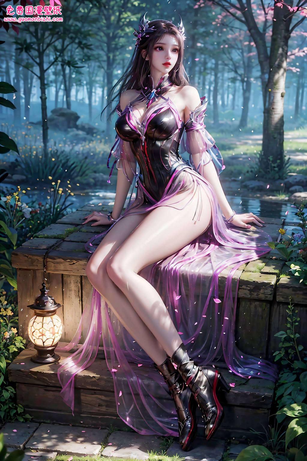 让人仿佛置身于那奇幻的玄幻世界斗罗大陆中的冷艳女神