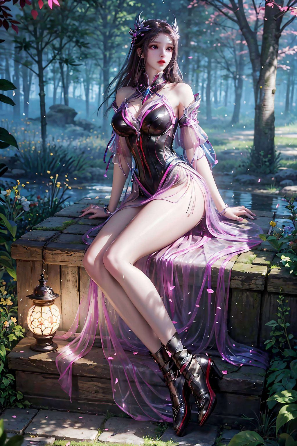 可是拥有万千粉丝的心头好哦！她的眼神犹如秋水把国漫女神的倩影带回家
