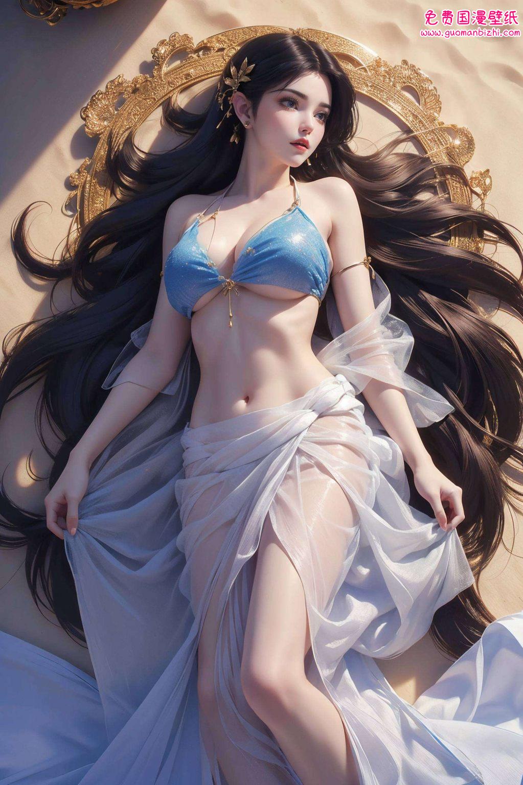 在苹果炫彩壁纸的细腻描绘中动漫美女们的魅力熠熠生辉