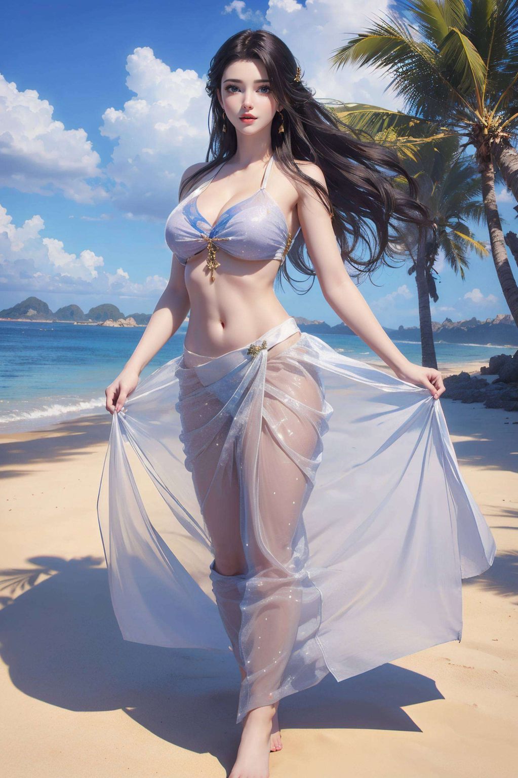 在那紫色的壁纸世界里国漫女主高清壁纸蝶翩翩起舞
