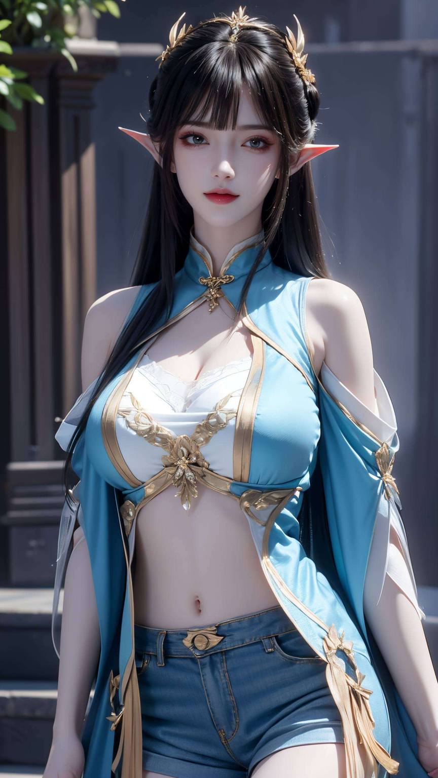 那一抹炫彩壁纸她可是当之无愧