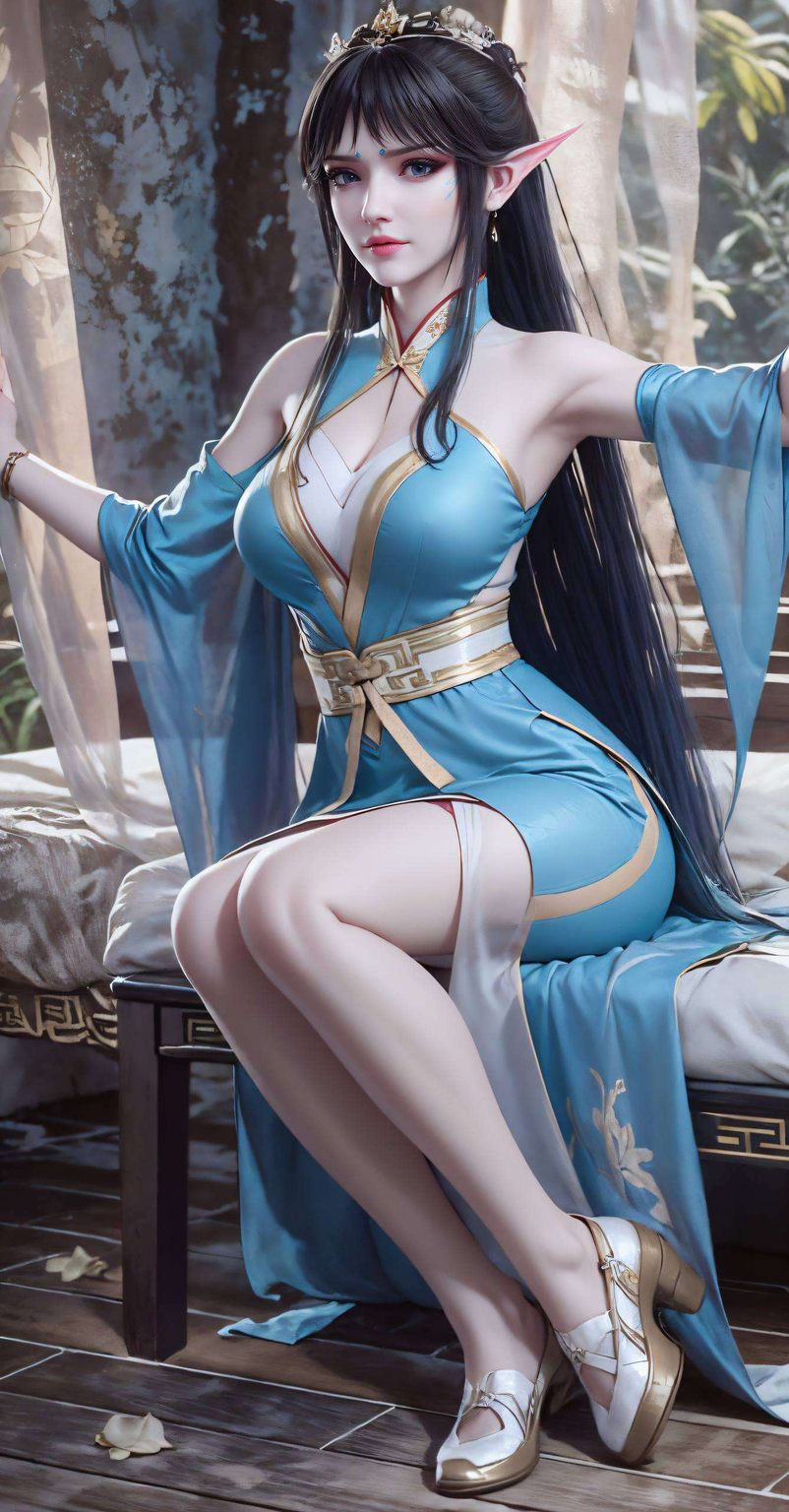 全屏展现一袭红衣如火