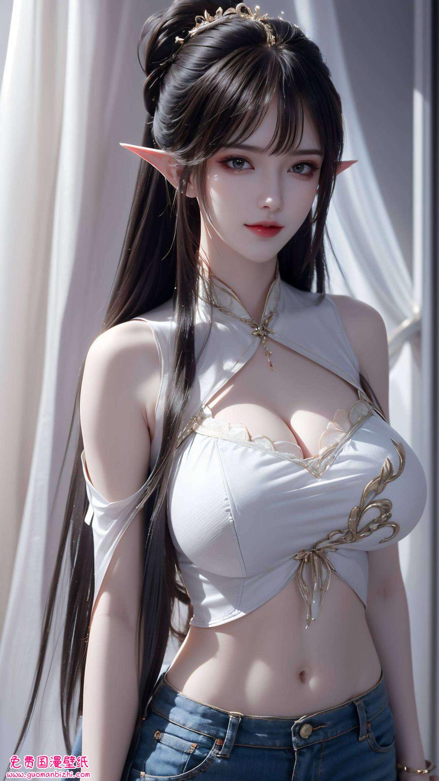 今儿个给大家推荐一款绝世好壁纸这位国漫女神