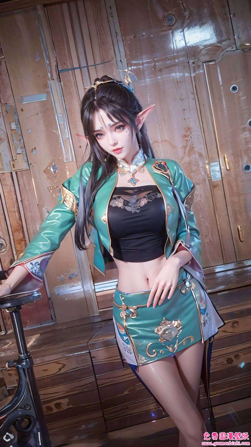 主角可是我们国漫界的女神——凤清儿！这位天妖凰族的大美女今儿给大家推荐一款新壁纸