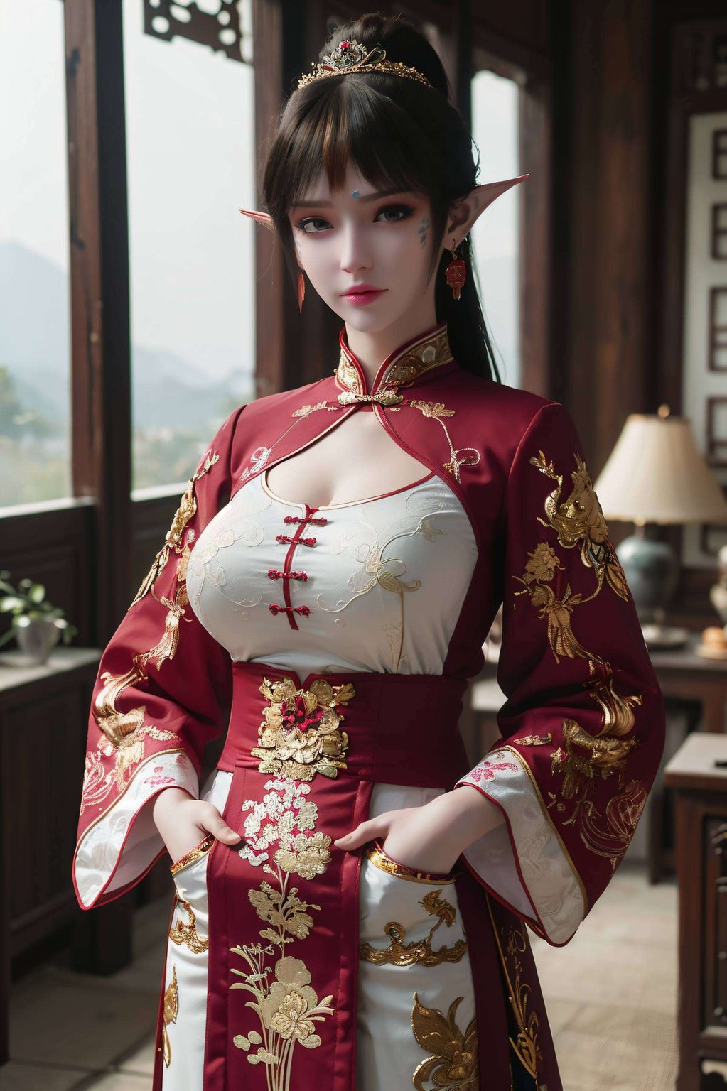 鲜艳的色彩动漫女神的魅力