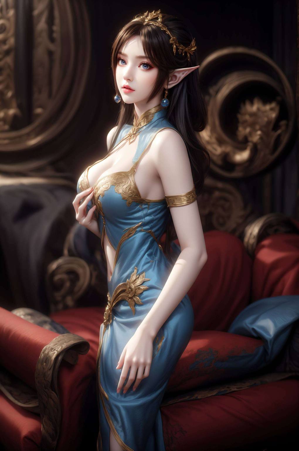 凝视凤清儿高清壁纸她是斗破苍穹中的国漫女神