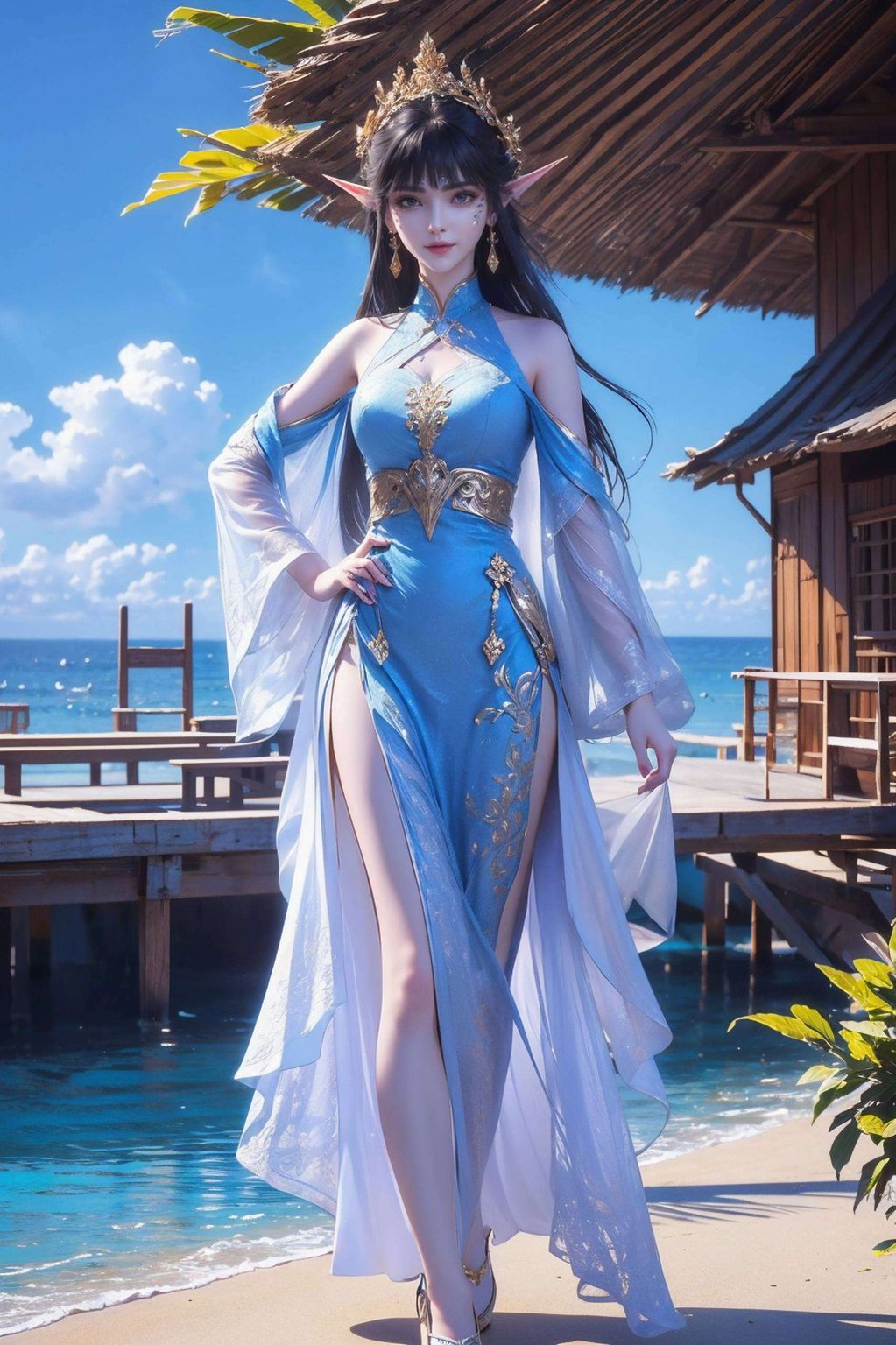 仿佛在诉说着一段属于她的玄幻传奇感受那股不灭的战斗意志