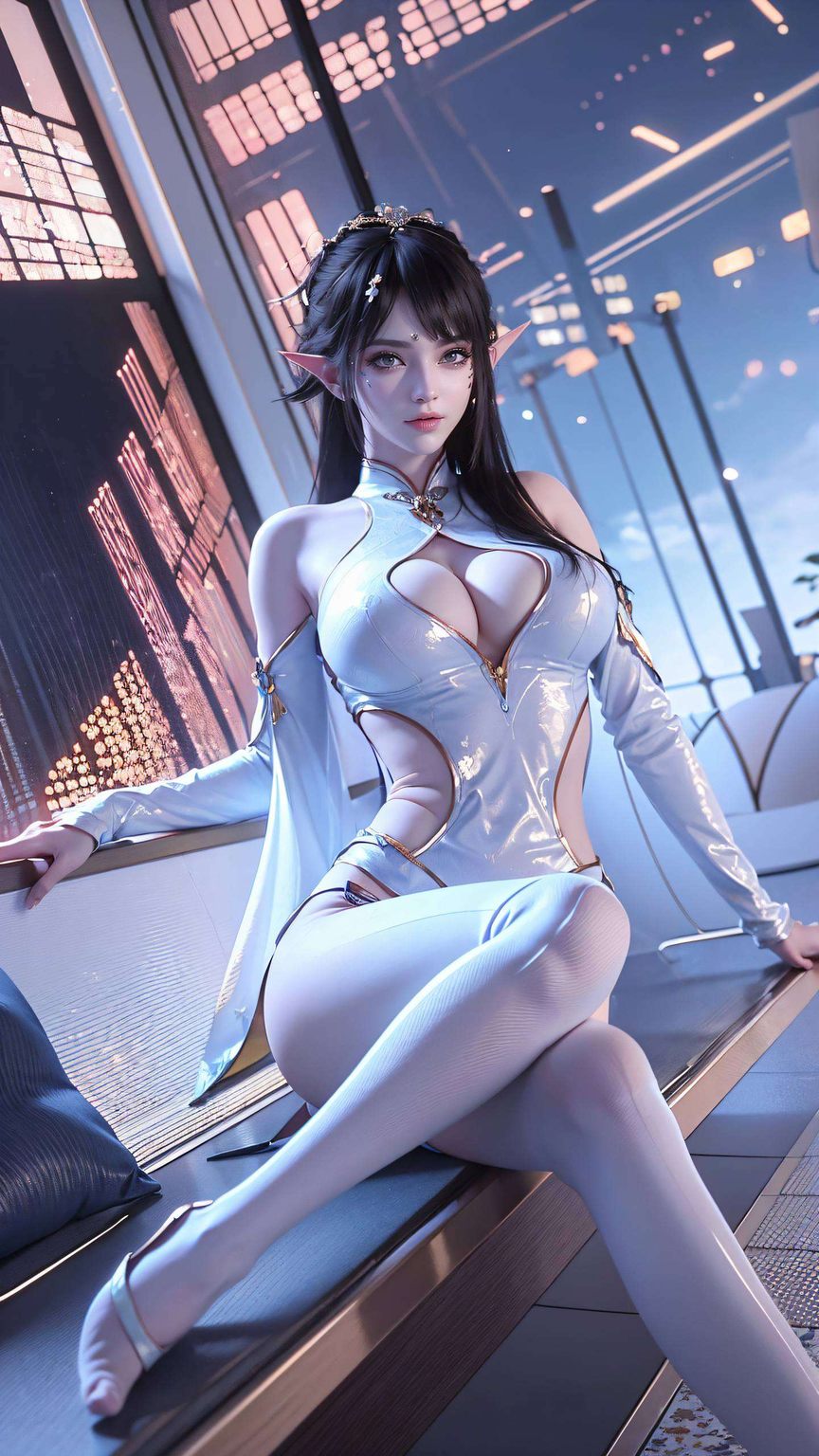 让她陪伴你度过每一个美好时光吧！和国漫女神一起快来看看这款充满玄幻气息的凤清儿壁纸