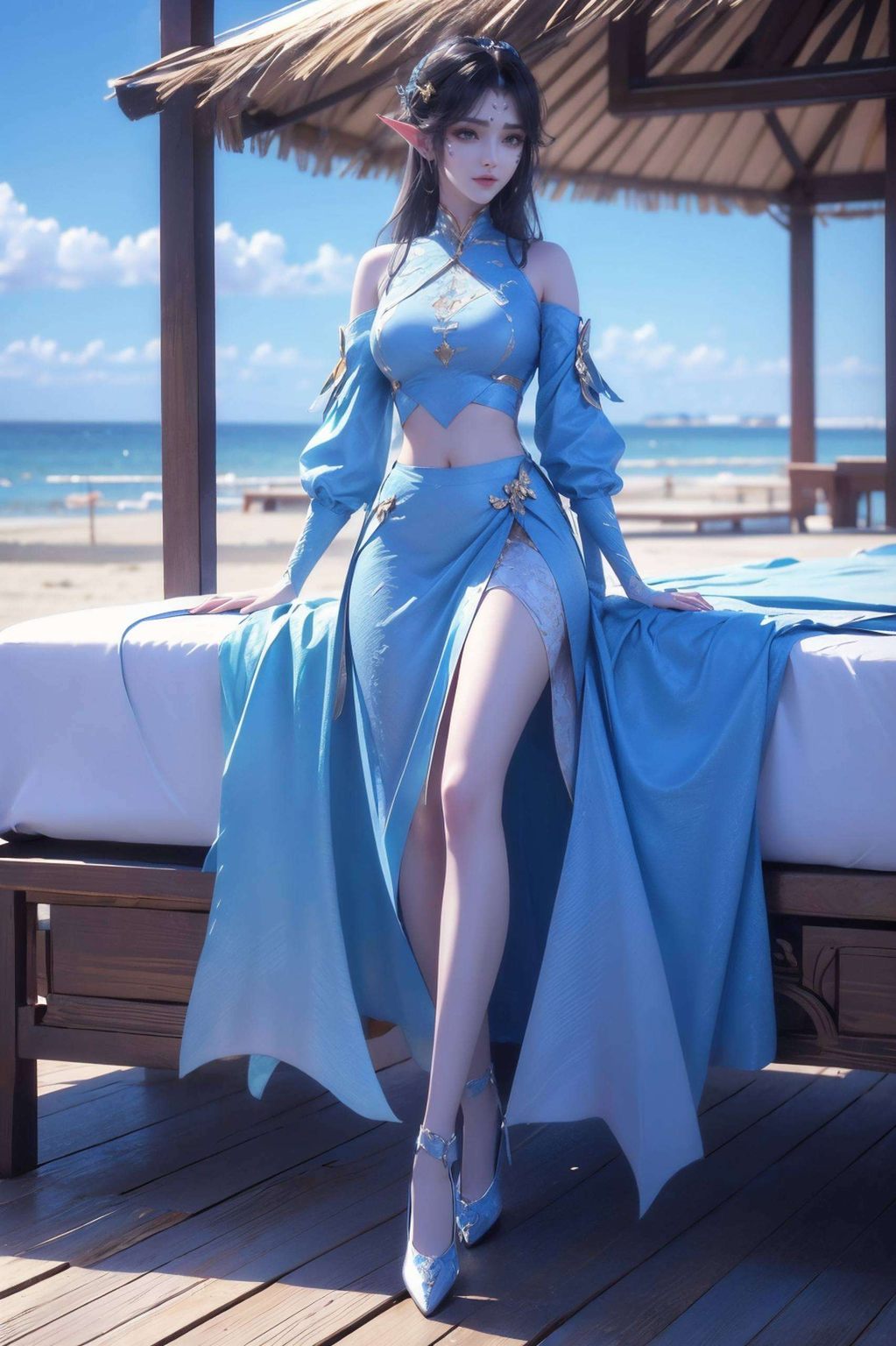 成为了无数国漫粉丝心中的梦幻女神以她的傲人身姿和独特魅力