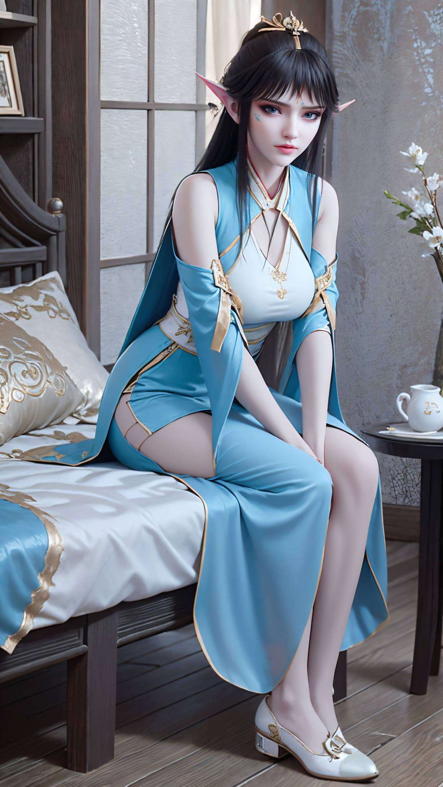 这幅超清手机壁纸将她的灵动与高贵完美展现