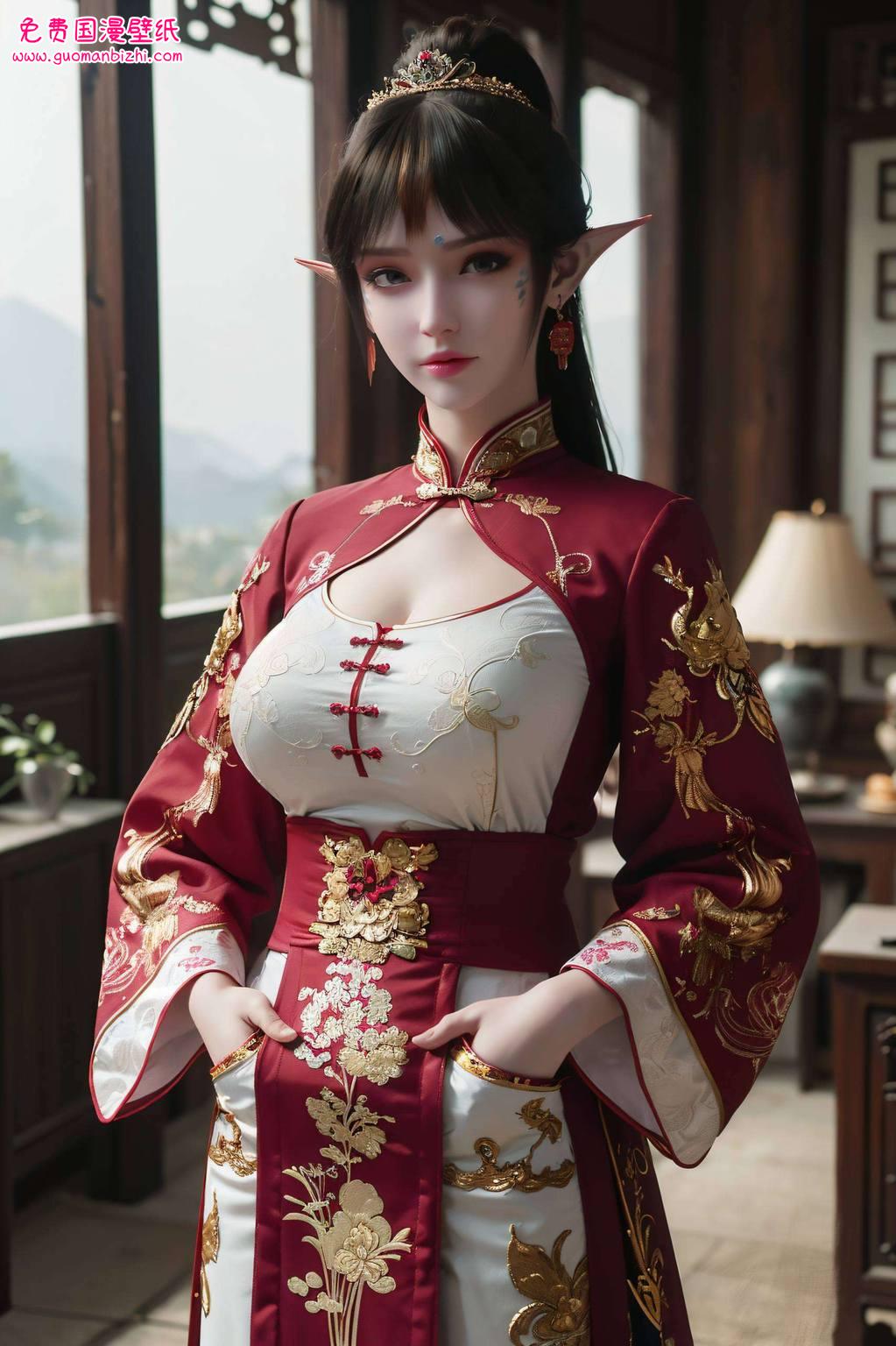 那斗破苍穹中的天妖凰族女神每一次翻动漫画书页