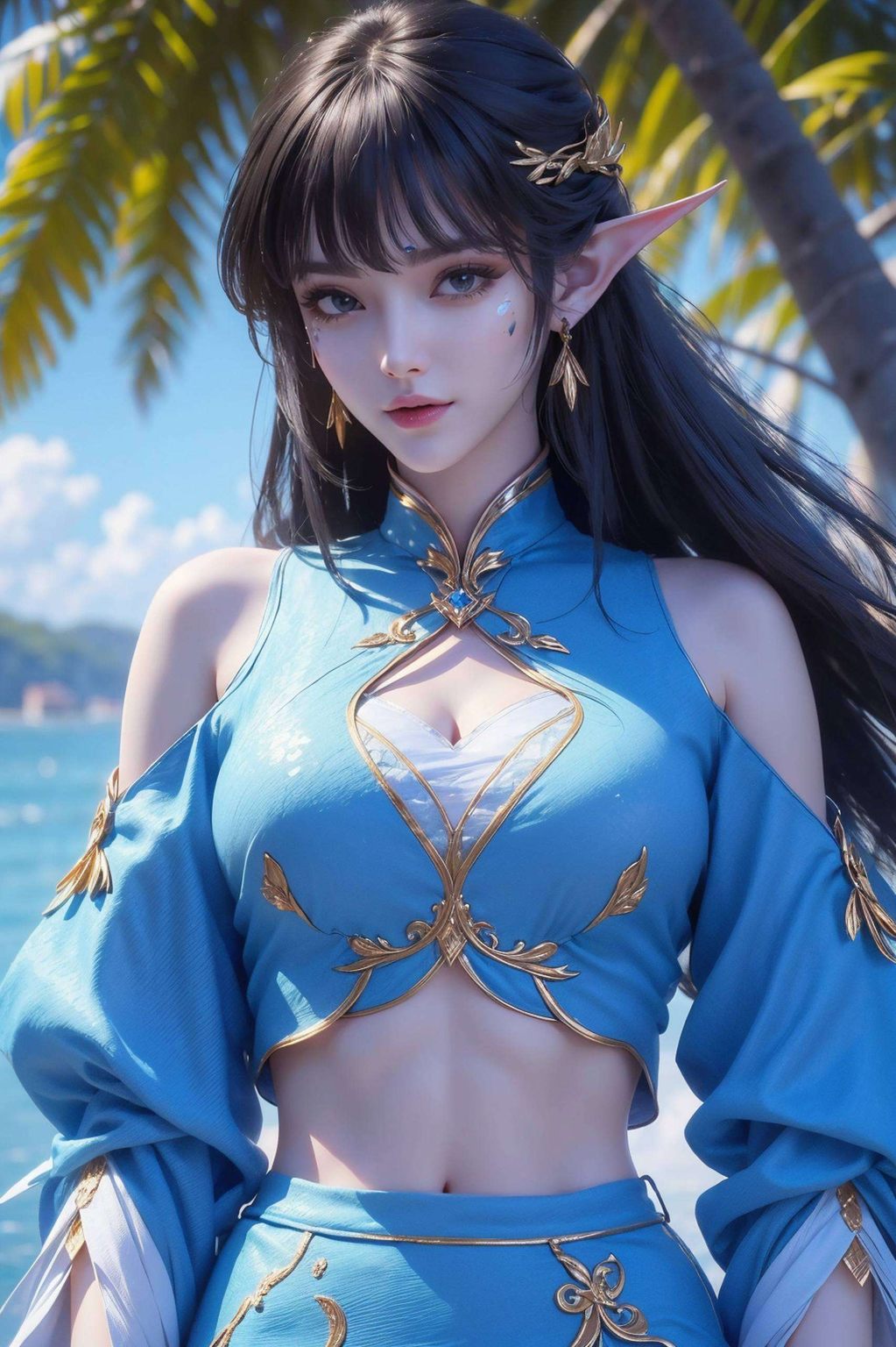 凤清儿如天妖凰族中的一抹亮色恍若置身玄幻梦境