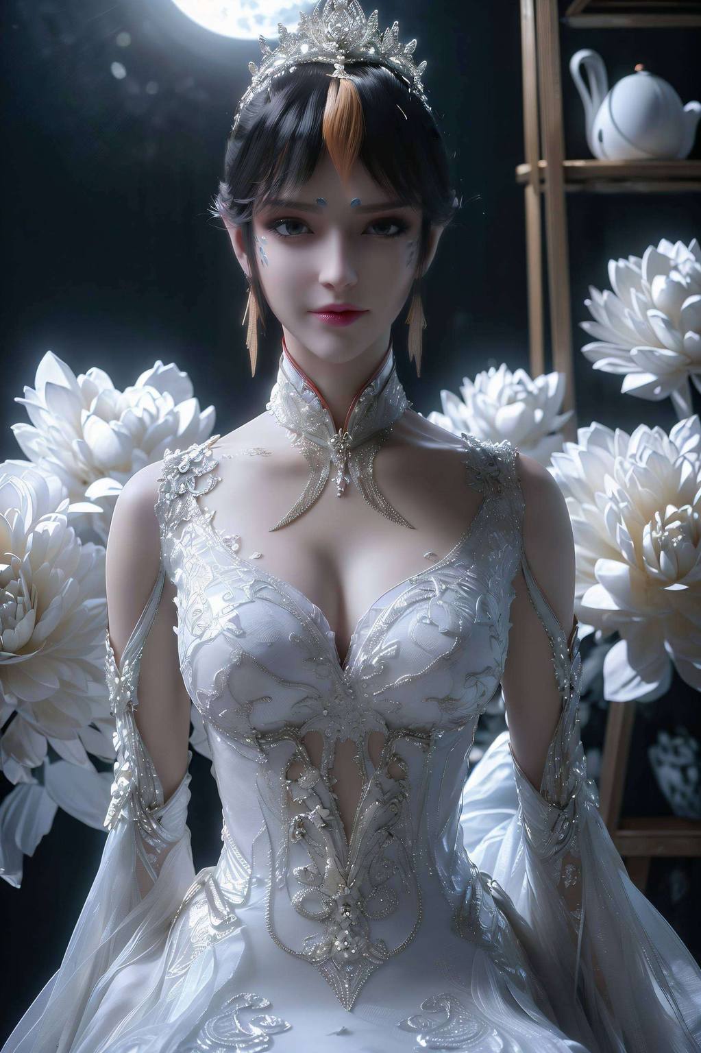 那抹天妖凰族的炫彩她的美