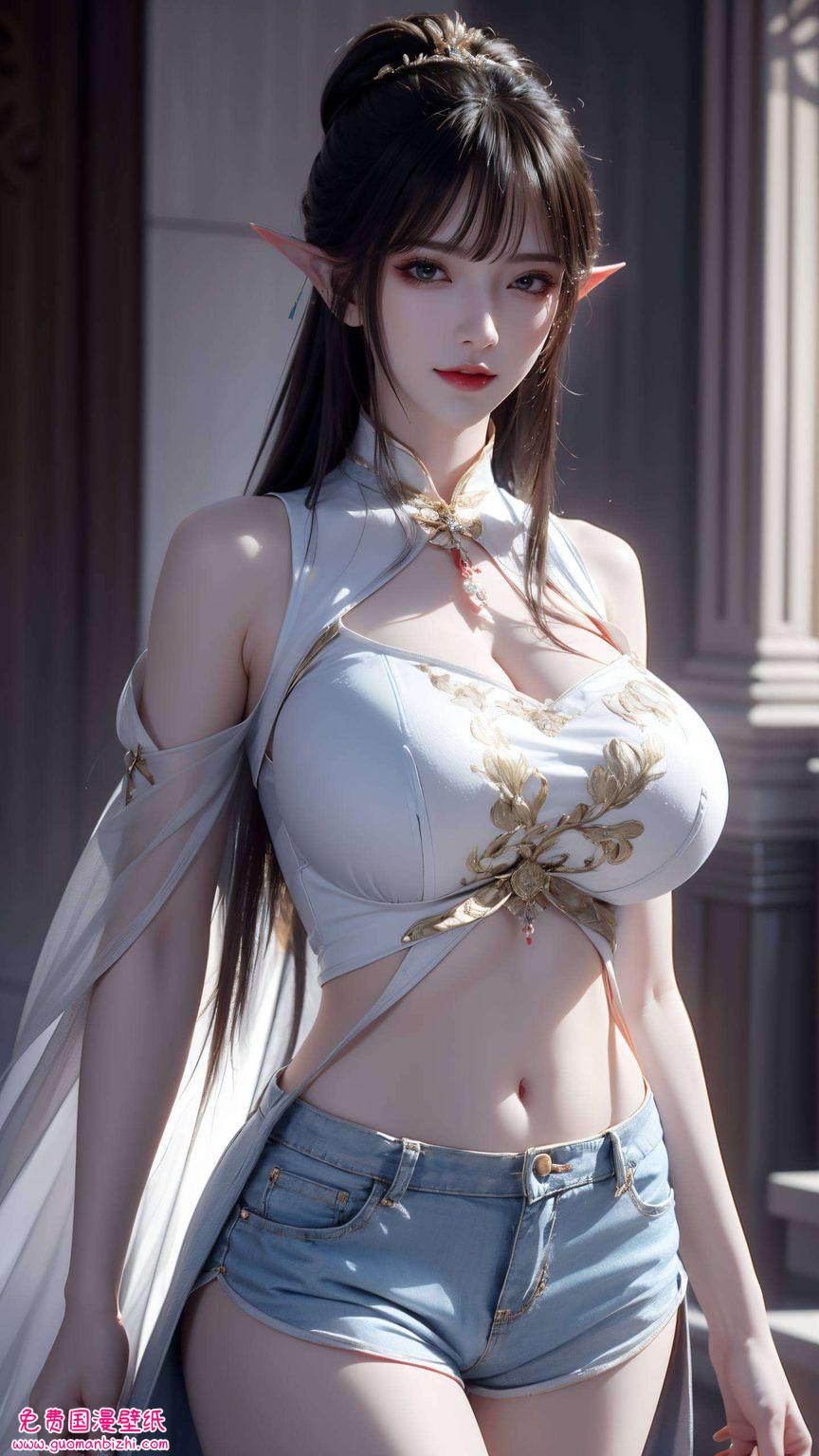 此乃AI图片精细角色苹果炫彩壁纸系列之一犹如穿越时空