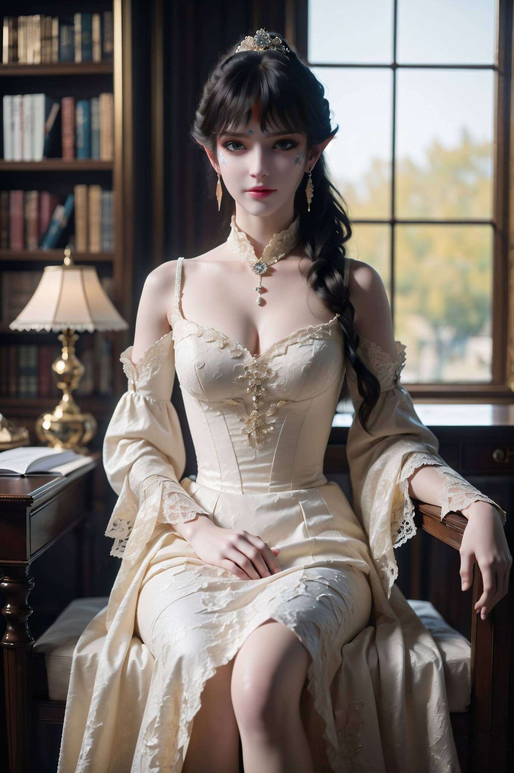 令人赏心悦目她眉目如画