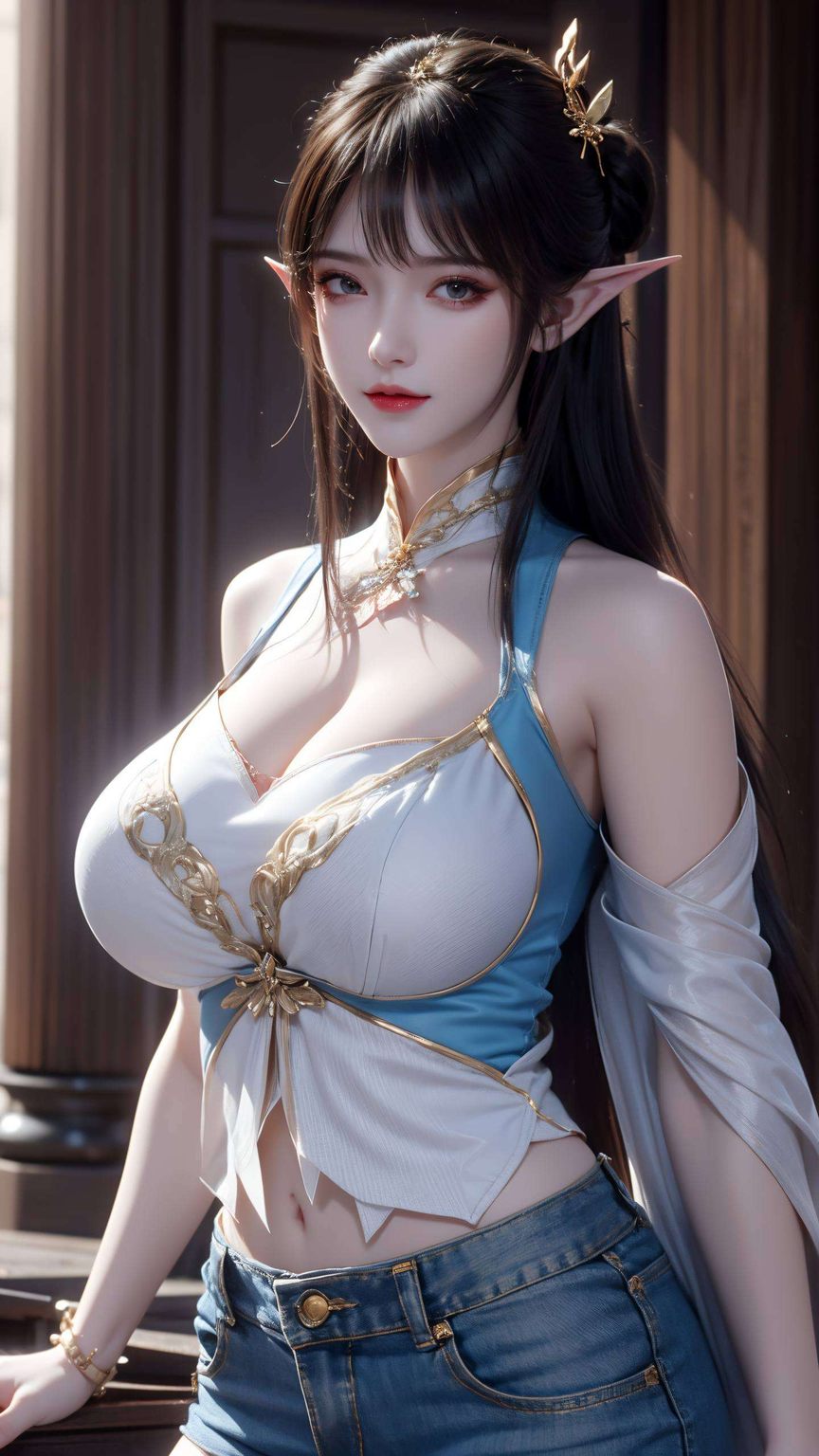 清儿之美如梦幻般绚烂