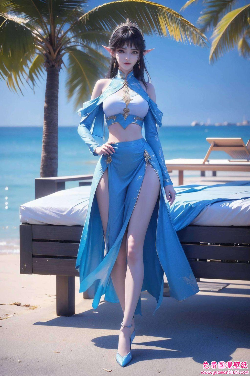 一幅幅凤清儿卡片壁纸又有“美眸含笑