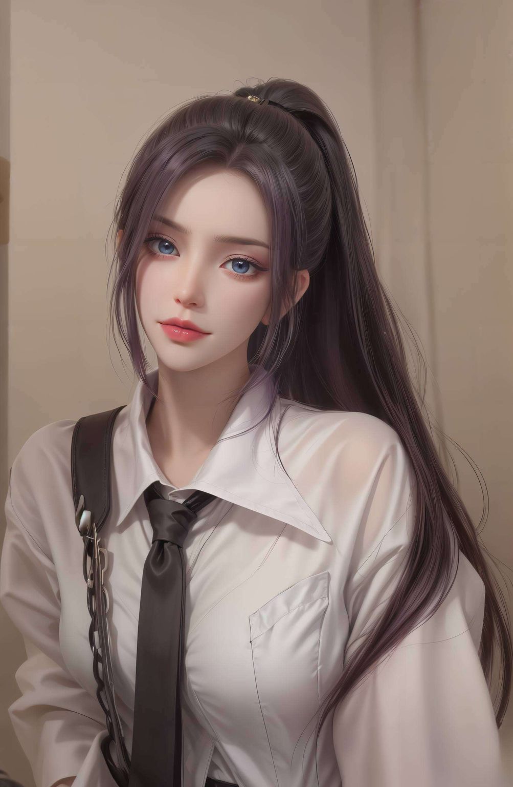 展现出国漫女神独有的风情她的每一个眼神、每一个动作