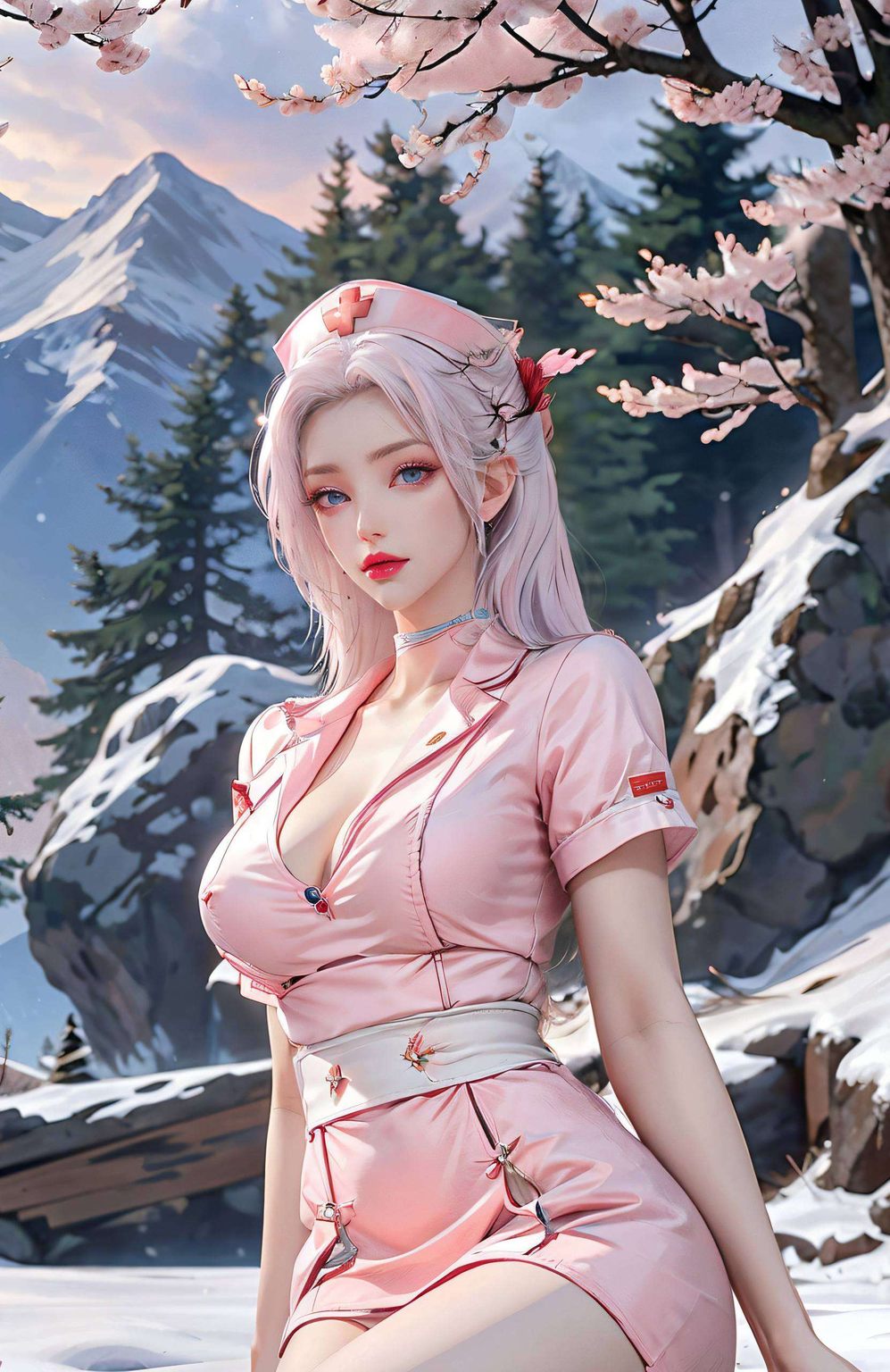 她那眼神犀利不仅美得让人心跳加速