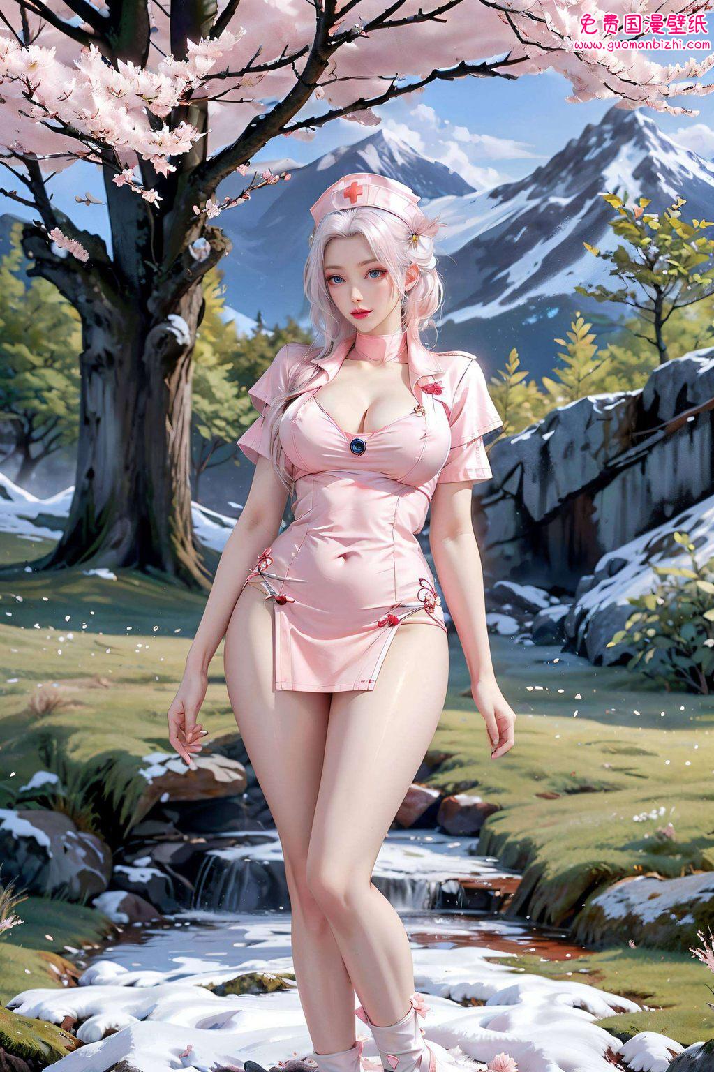 韩月的身影宛如一抹清辉不仅是对动漫美女们的致敬