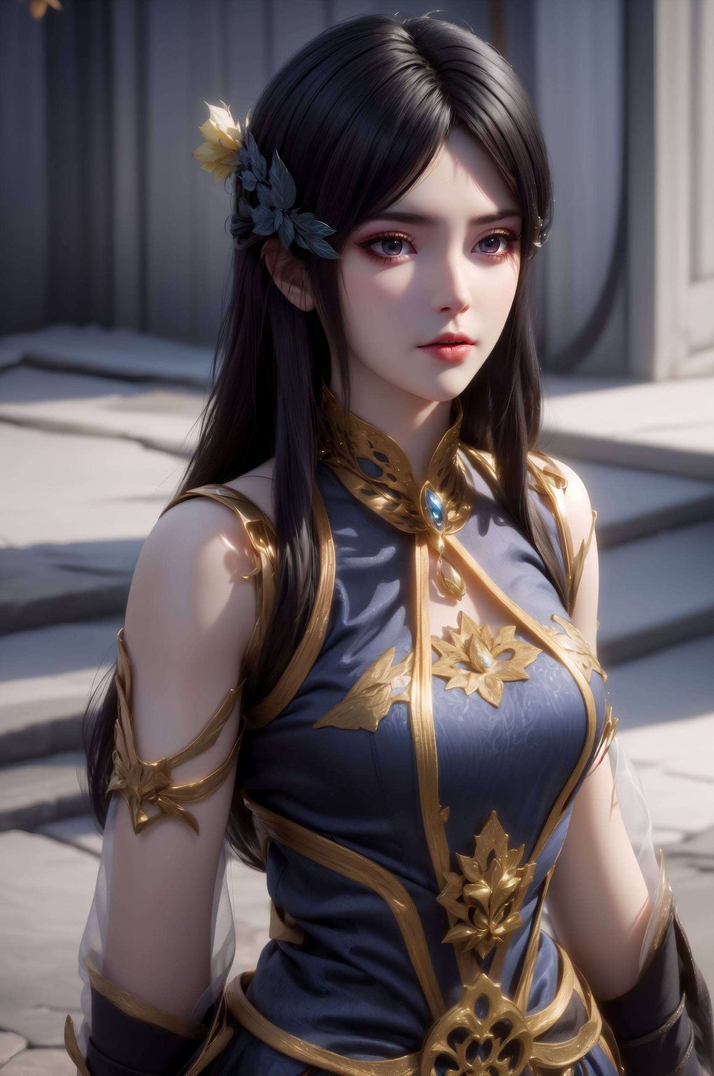 助你一臂之力这高清图片中的她