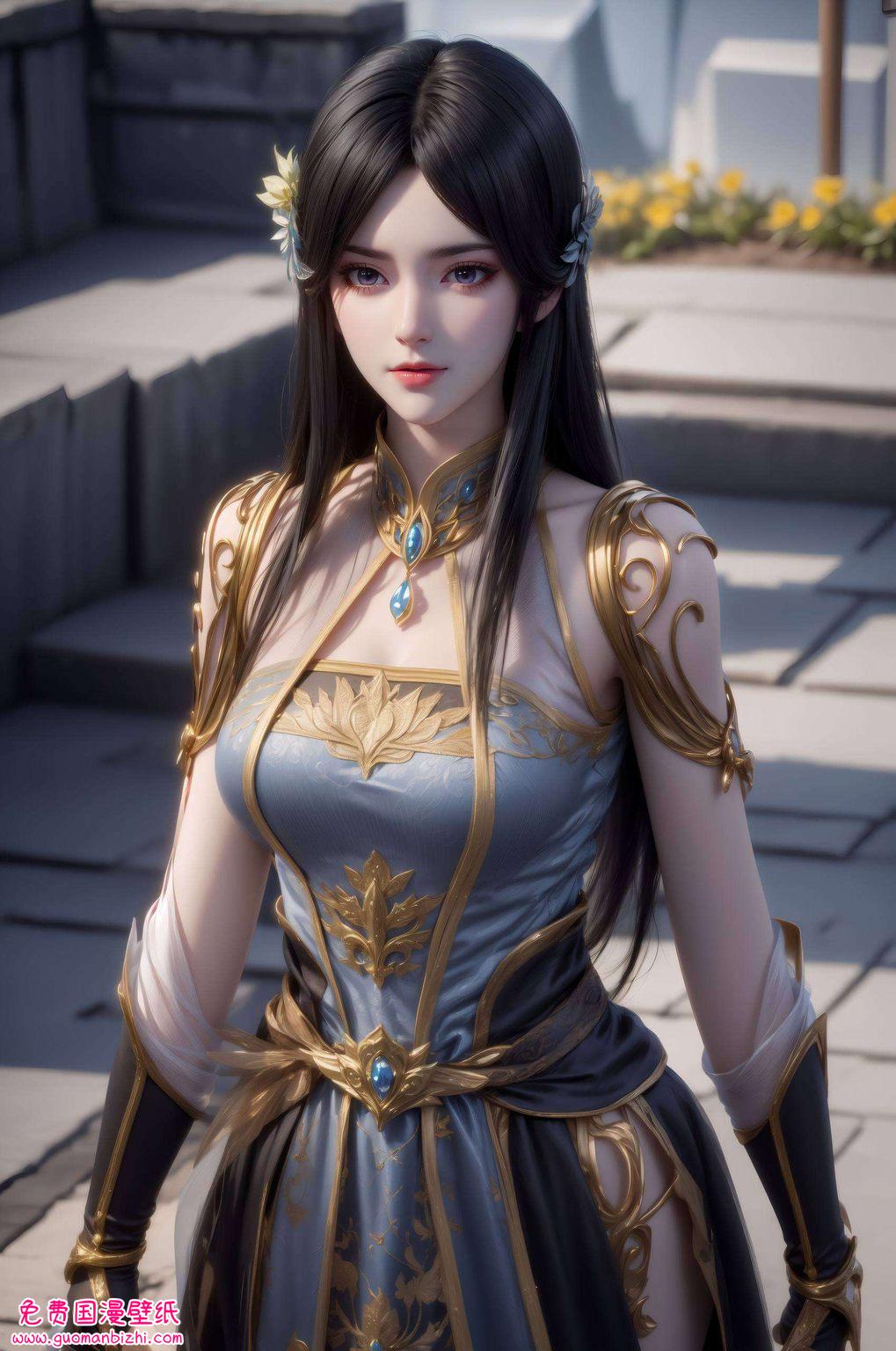 动漫女神的灵动更是国漫之美的一种诠释