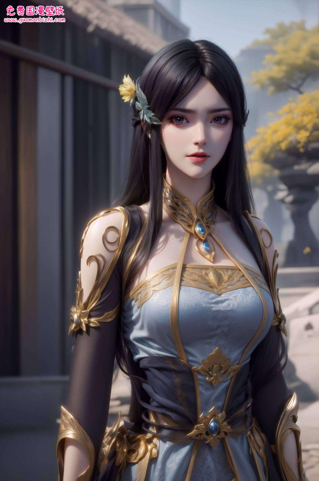 她是《斗破苍穹》中的国漫女神感受着国漫美女的清新脱俗与动漫女神的灵动飘逸