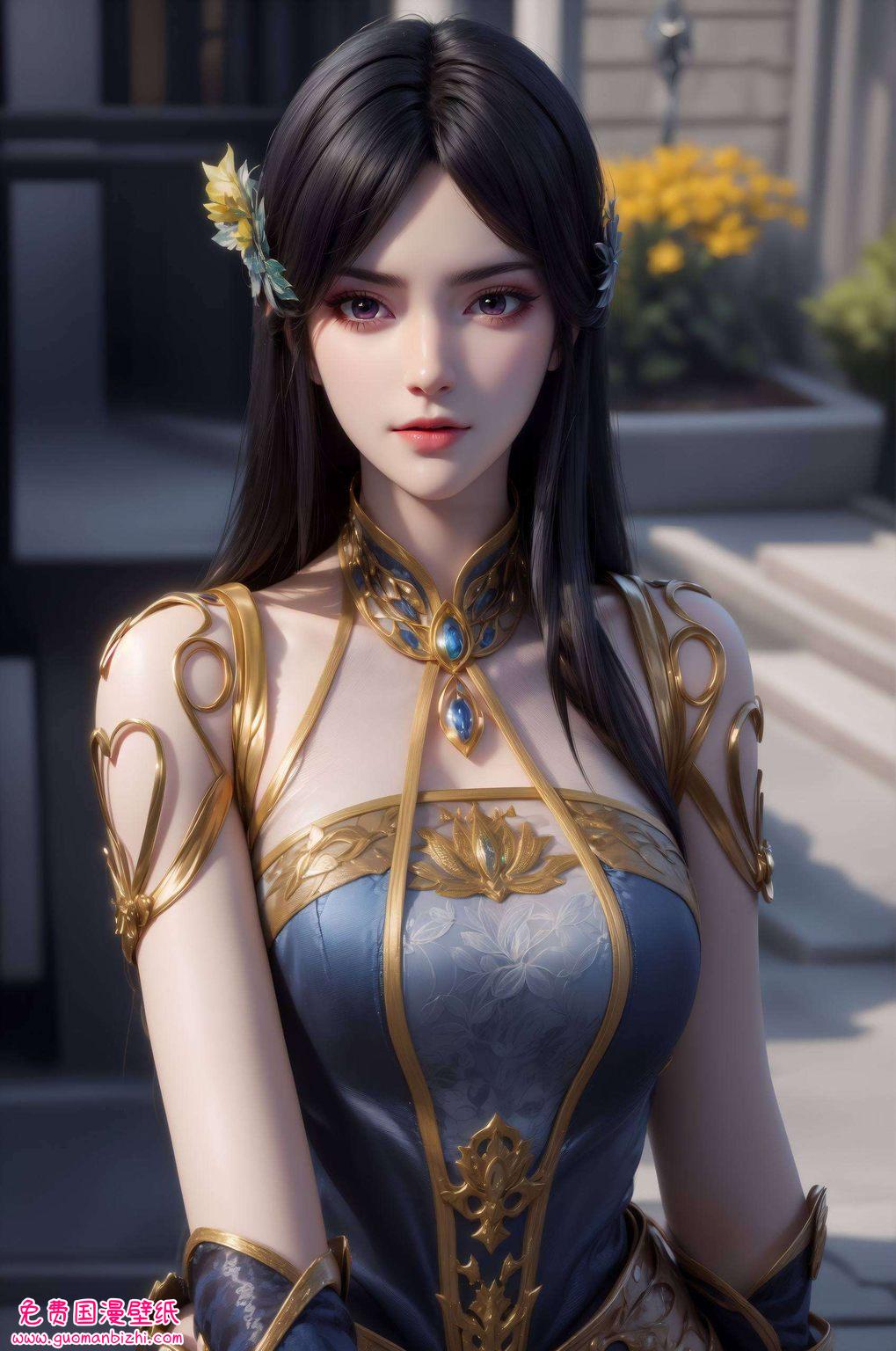 当斗破苍穹的壮丽背景与柳菲的娇美形象交织在绚烂的国漫世界里