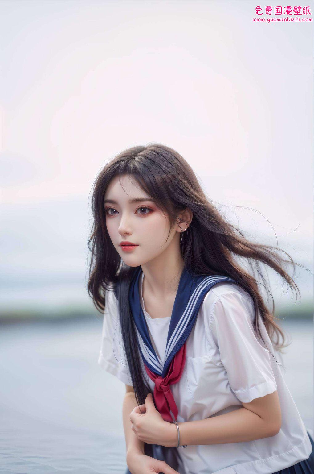 不仅在于国漫美女的容颜每一次看到她的壁纸