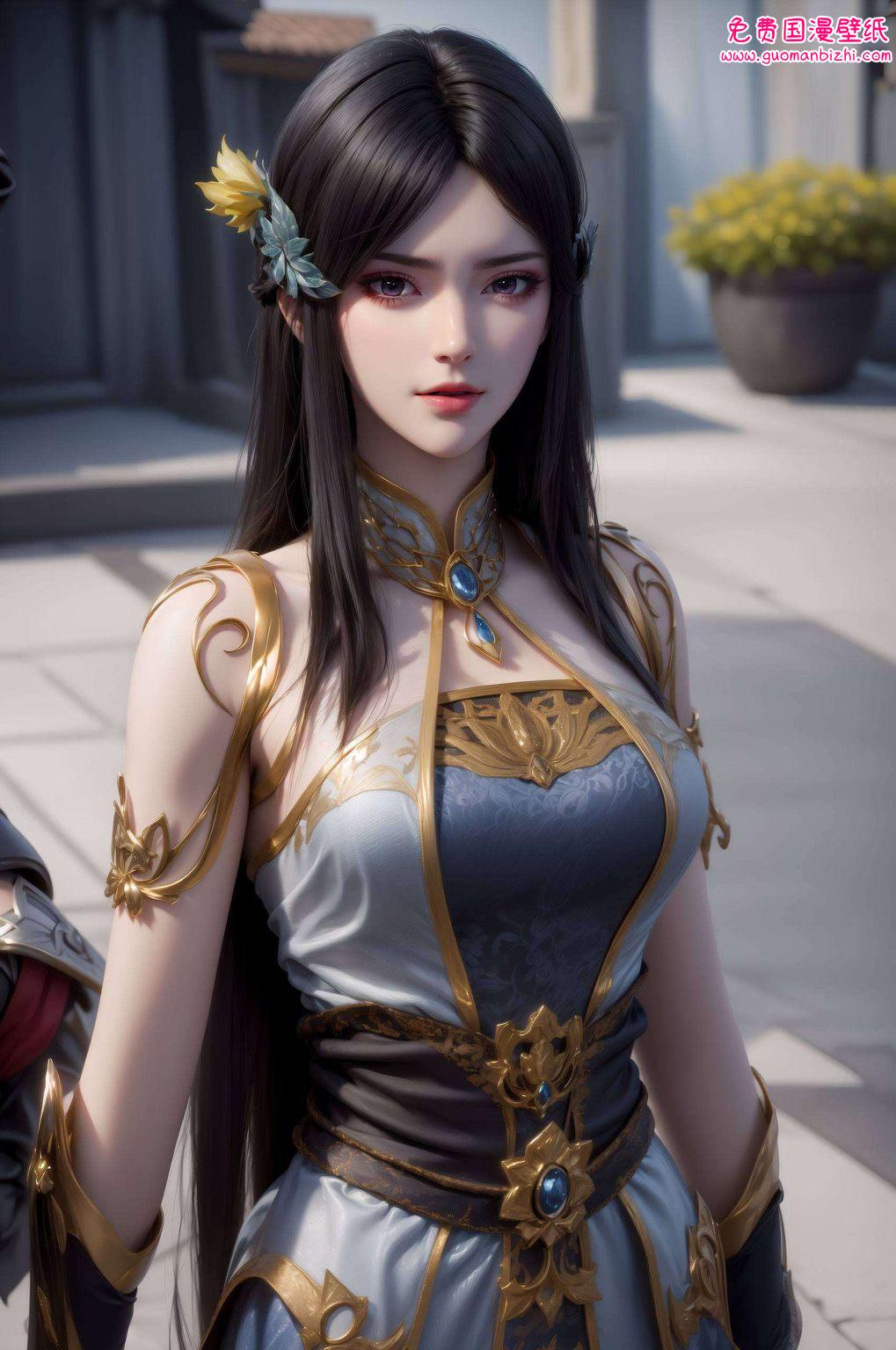成为国漫界的璀璨明珠国漫女神柳菲壁纸如同一抹春风
