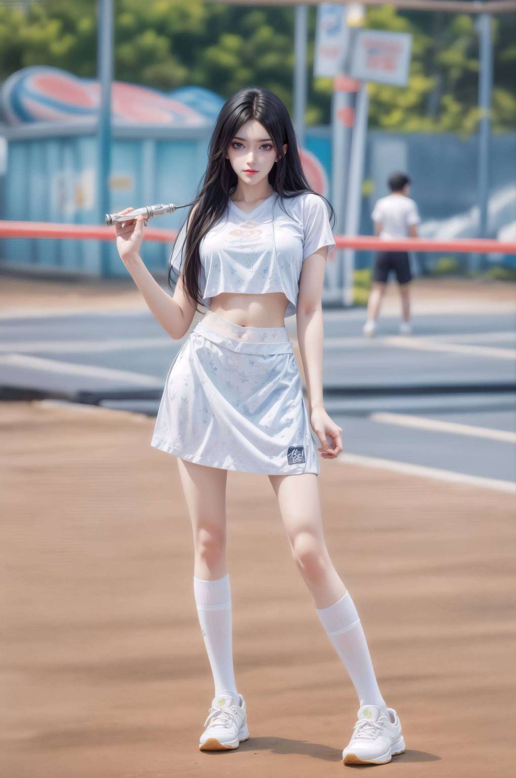 色彩斑斓的苹果炫彩宛如穿越次元的美人