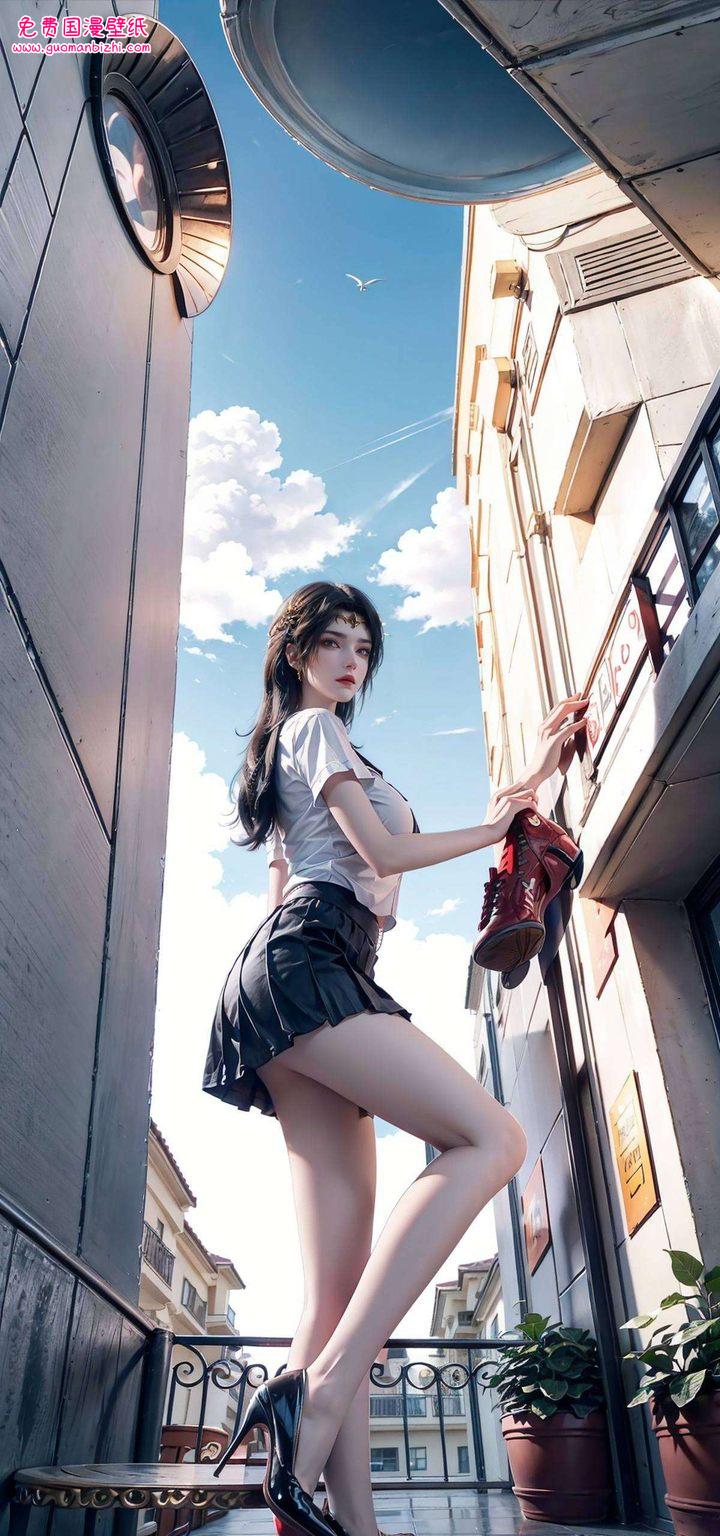 彩鳞壁纸上的光泽与质感这款4K分辨率的AI壁纸