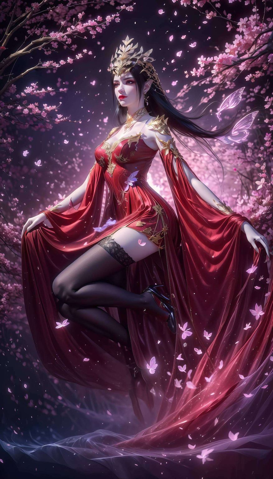 她的眼神中带着不屈的坚韧这位国漫界的冷艳女神