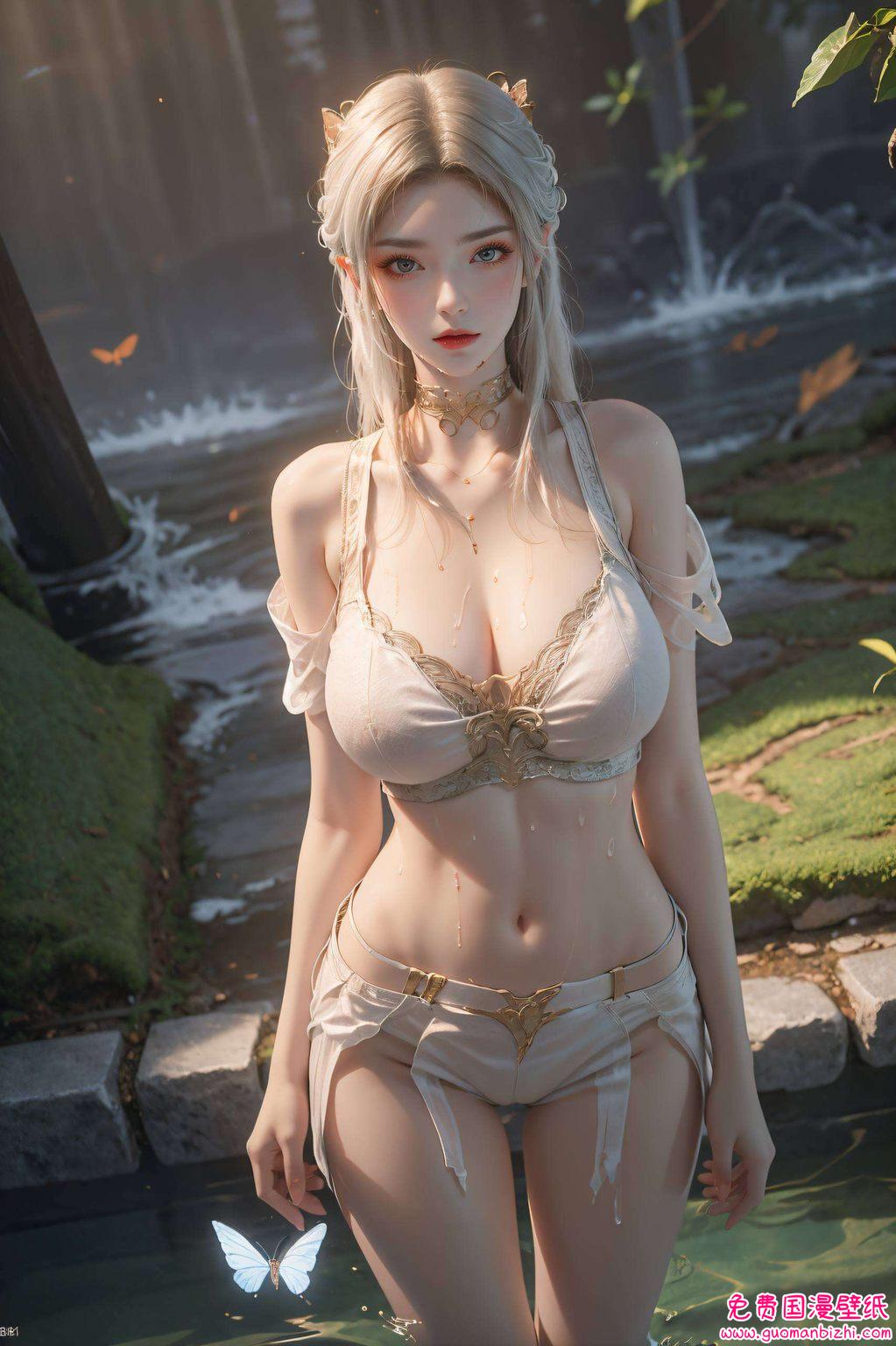 国漫女神的韵味与动漫美女的魅力在此交汇彩鳞交织