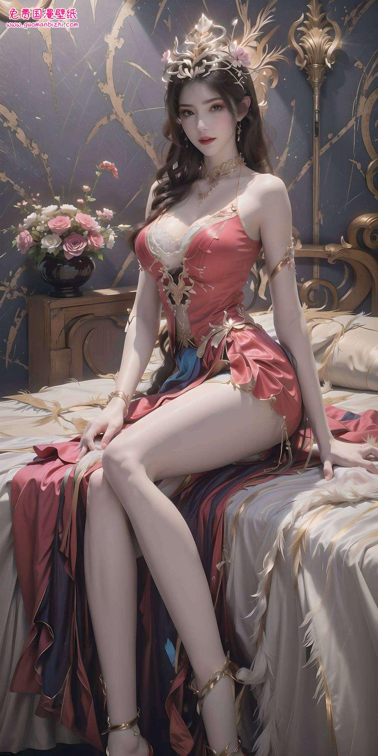 让人不禁想问：这是要颠覆蛇女的传统形象吗？哈哈绝对是你手机壁纸界的时尚宠儿！