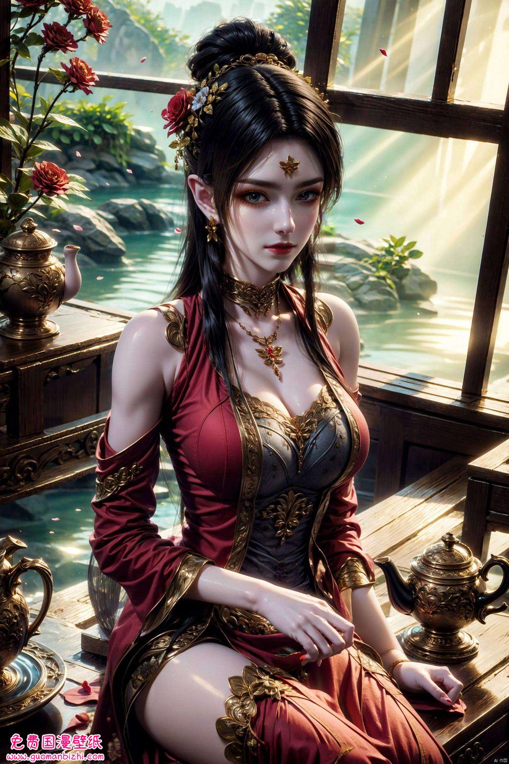 彩鳞熠熠让斗破美杜莎人形壁纸