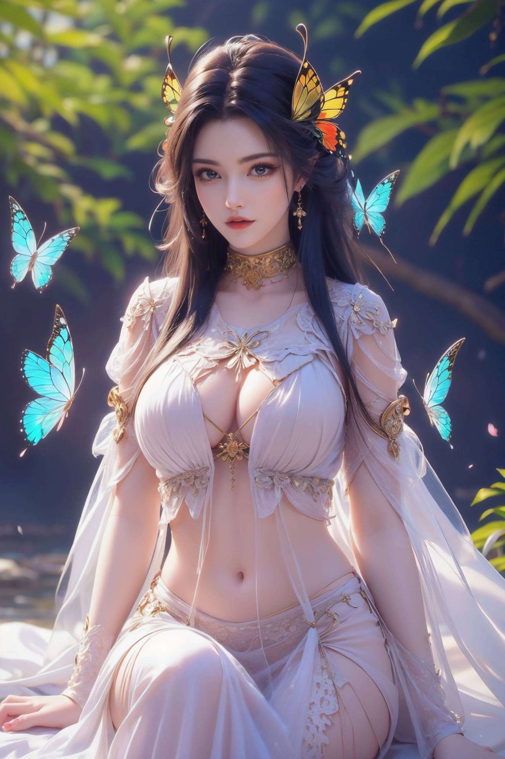 这里是国漫女神的聚集地我们精选了一系列令人惊艳的AI角色壁纸