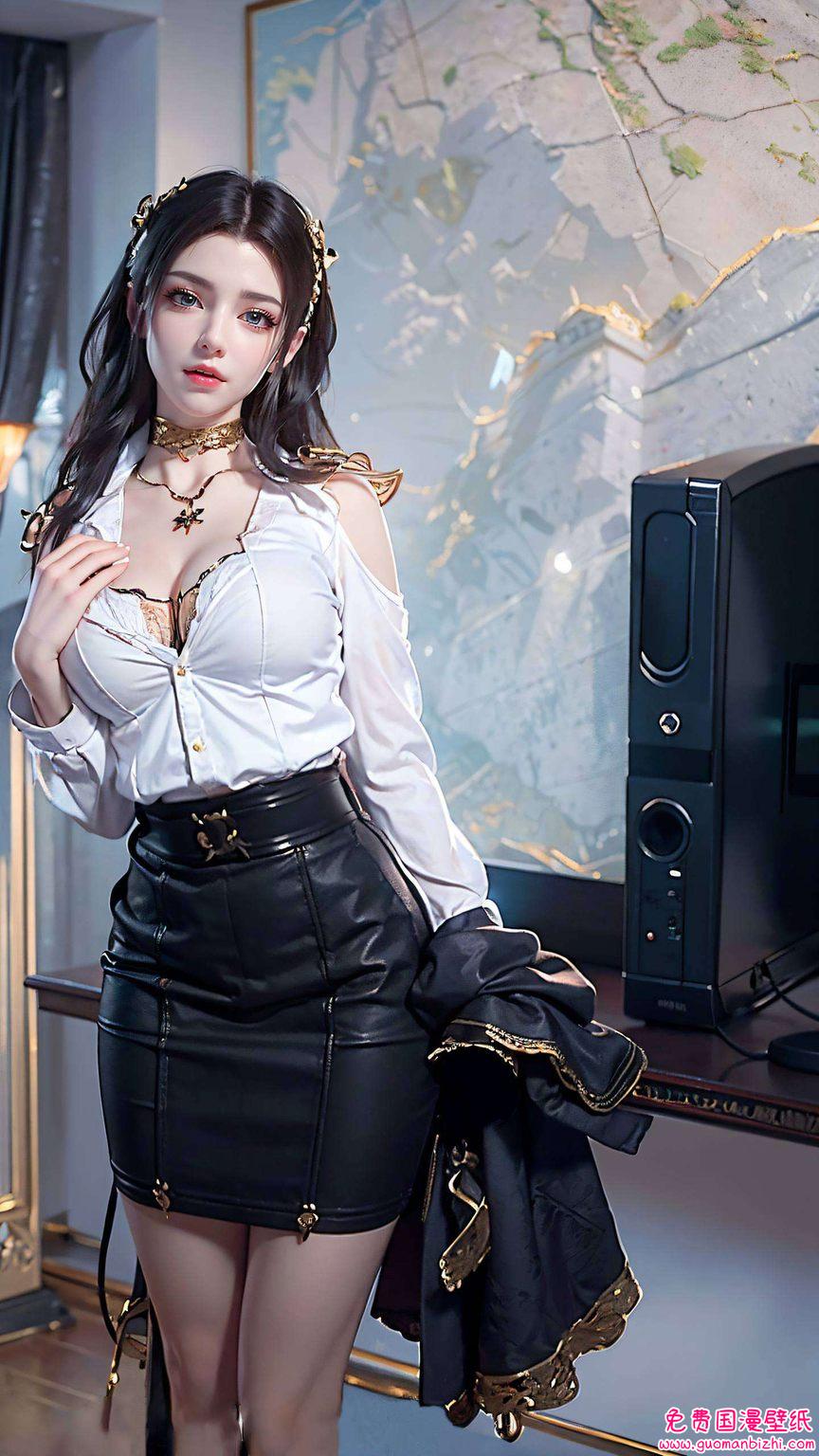 都在这张壁纸中找到了她们的完美展现穿梭在动漫的世界