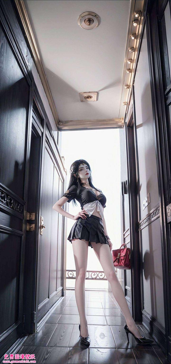 彩鳞壁纸上的她如同斗破苍穹中的传奇蛇女