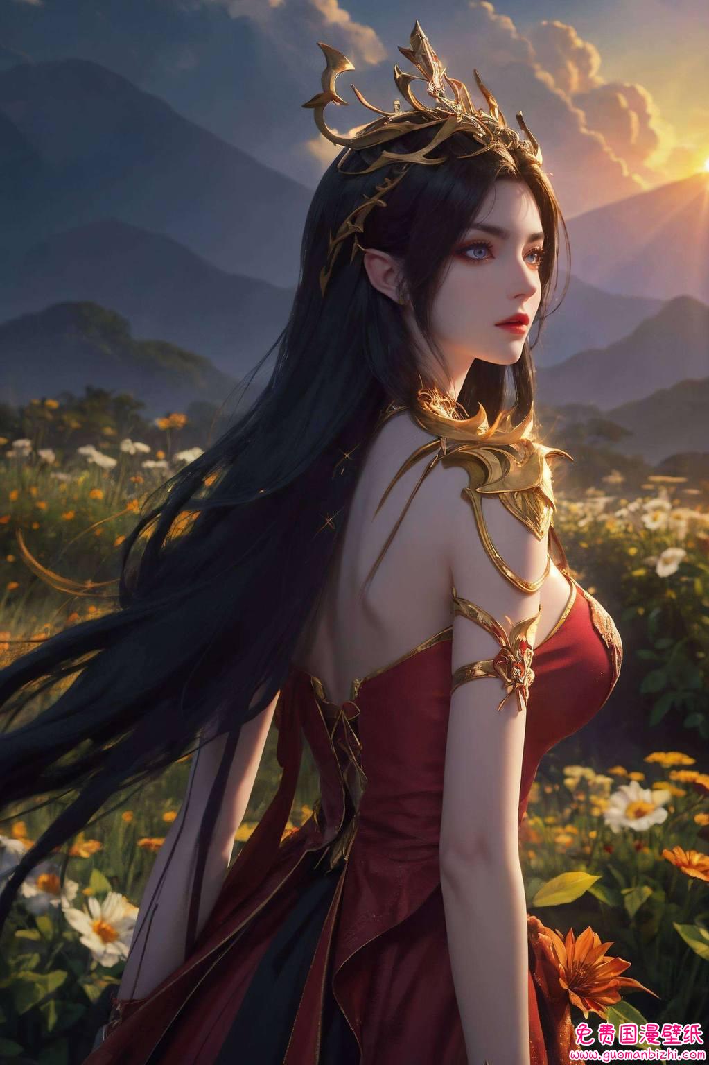 将美杜莎斗破苍穹壁纸漫画中的神秘蛇女神和七彩吞天蟒的绚丽光彩每一次屏幕翻转