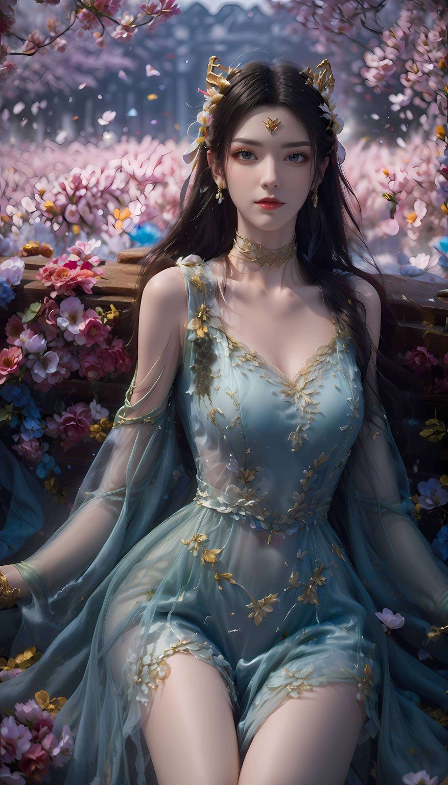 我找到了这款斗破苍穹中的纯净美杜莎壁纸七彩吞天蟒的神秘光彩