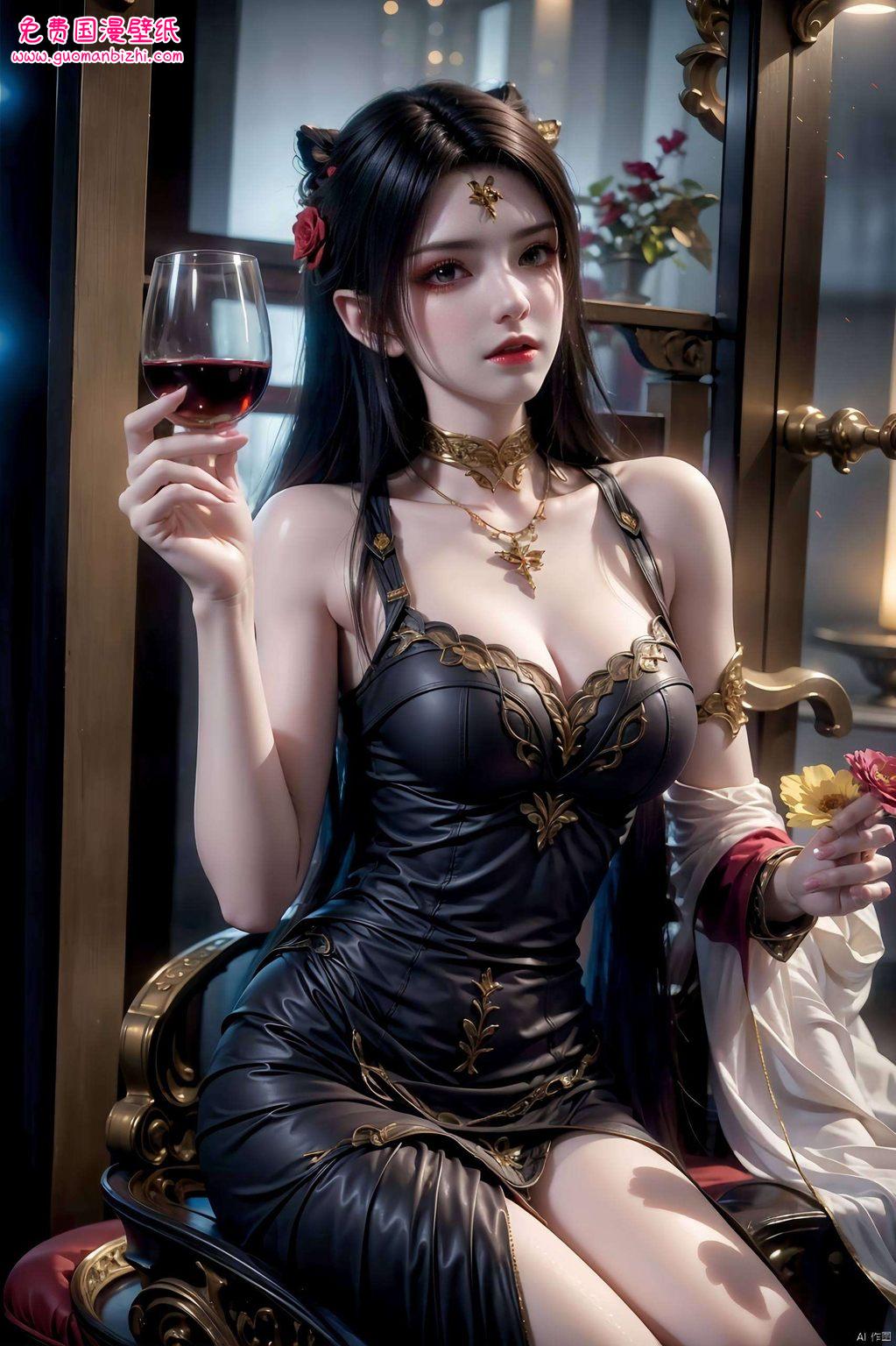 色彩斑斓得如同她本身的七彩吞天蟒那眼神犀利