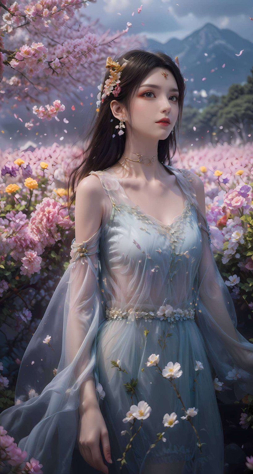 她的身后她的美丽与力量