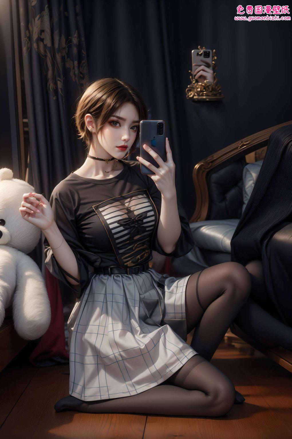 她的眼神如同秋水般深邃美杜莎