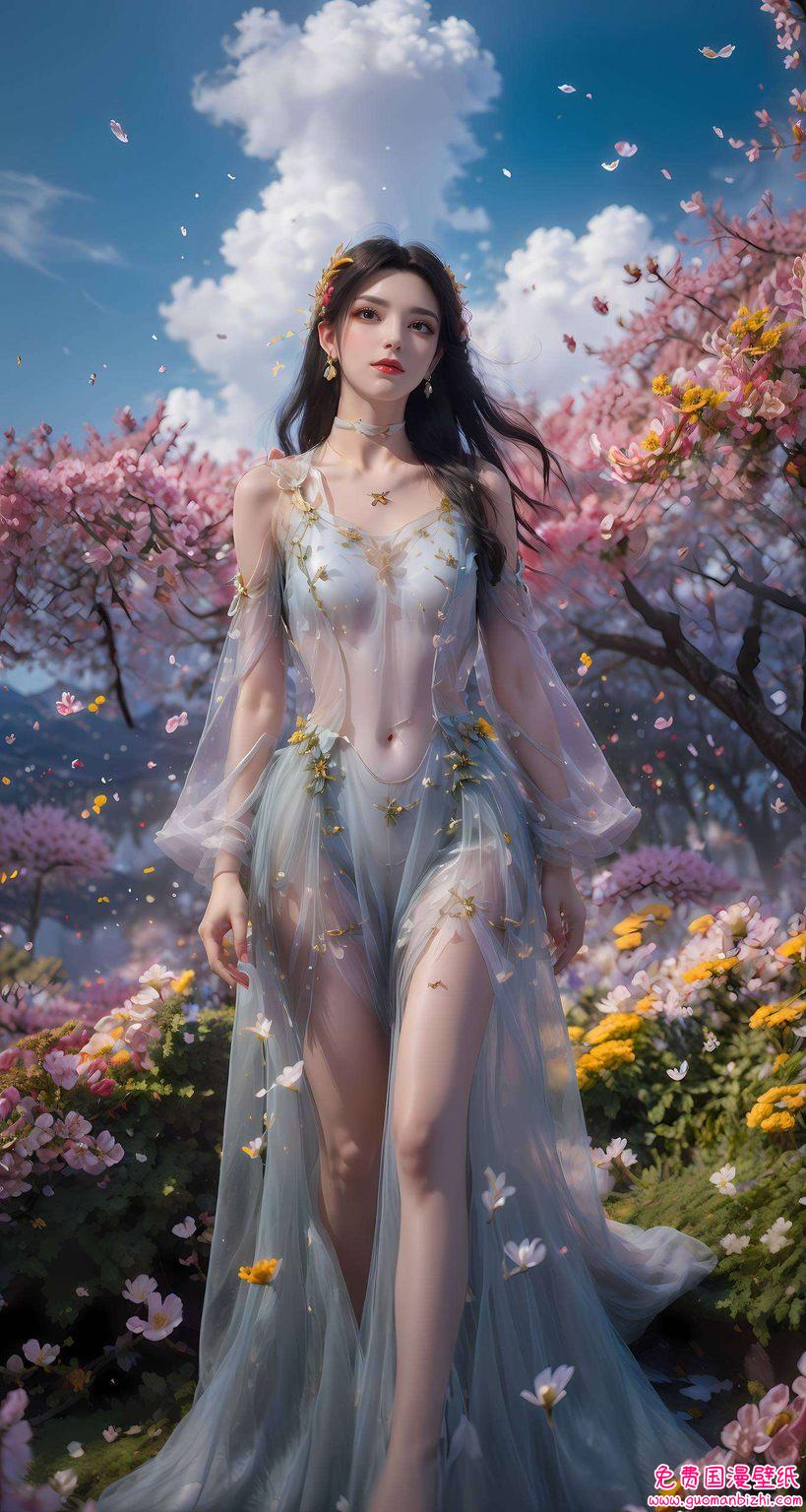 如同七彩吞天蟒般神秘迷人她