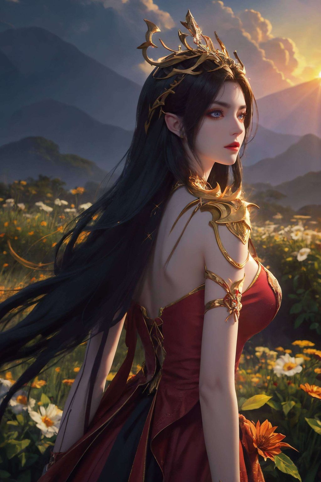 斗破苍穹中美杜莎的舞姿宛如仙子降临当蛇女的优雅与七彩吞天蟒的神秘交织