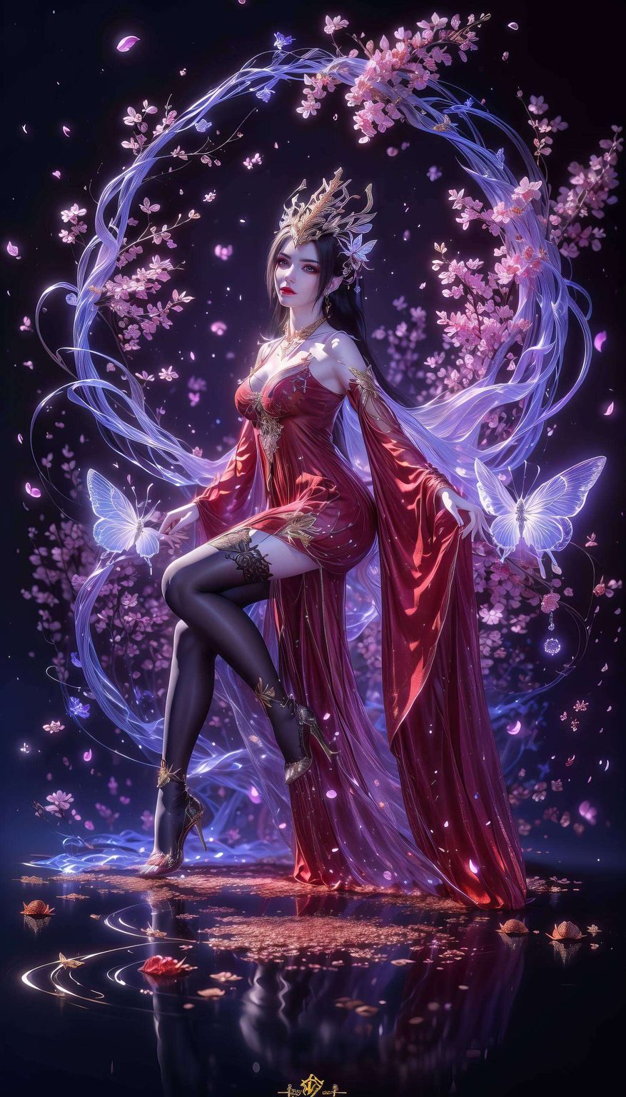 她是国漫壁纸中的女神不仅眼神犀利