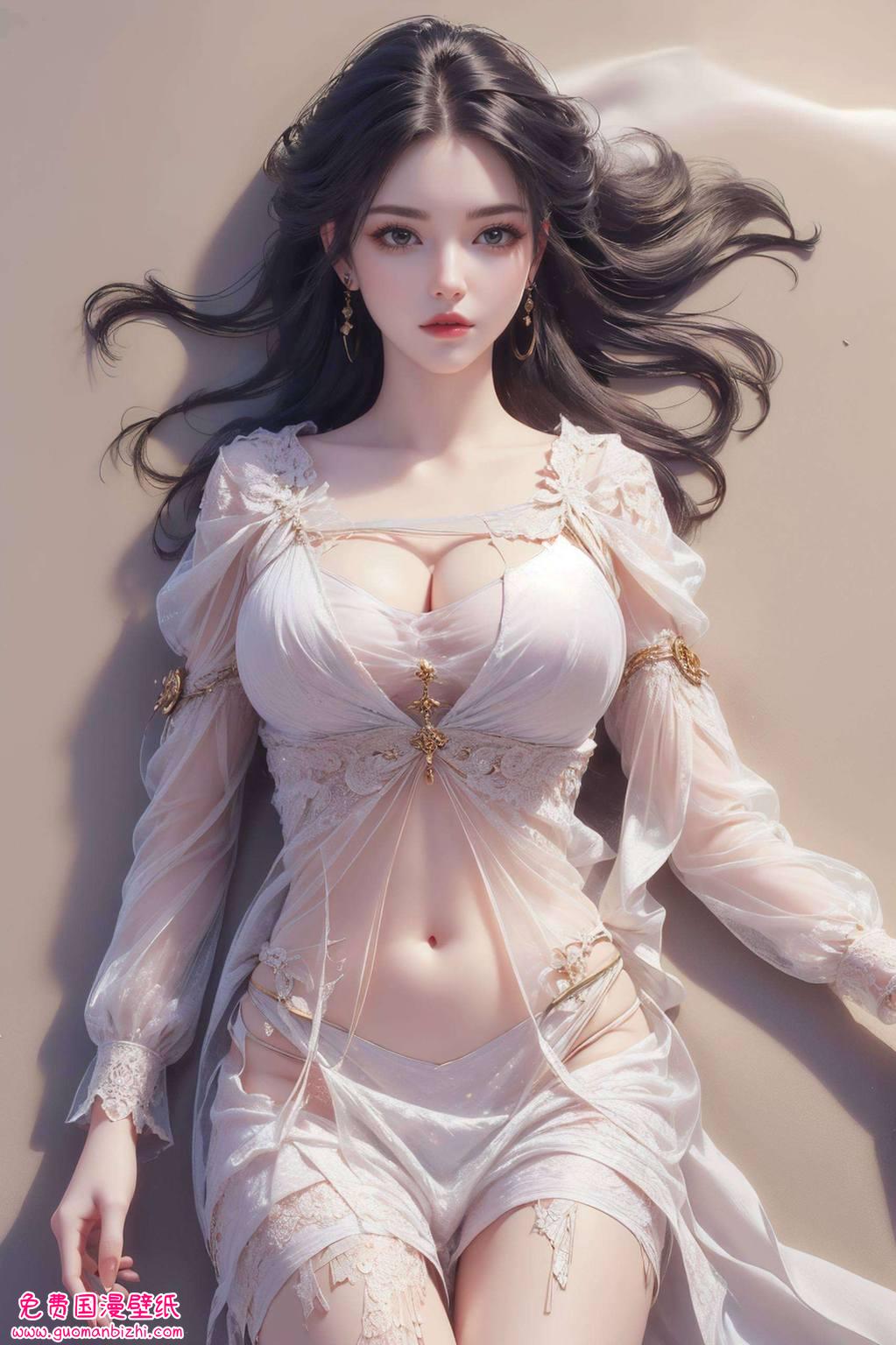 她的身姿如七彩吞天蟒般优雅有力带你进入一个充满玄幻的国漫世界